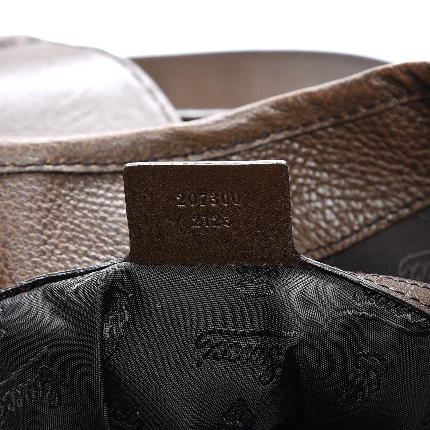 Gucci Calfskin Suede Fringe Babouska Hobo Brown 8 of 11