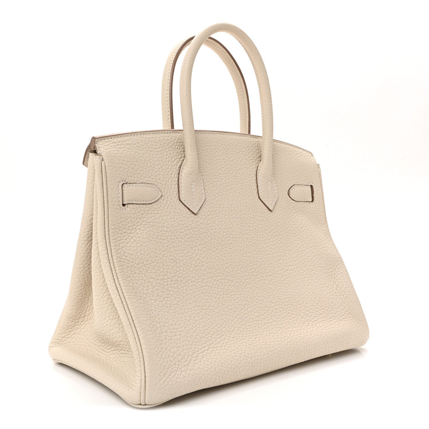 Hermes Taurillon Clemence Birkin 30 Craie 3 of 13