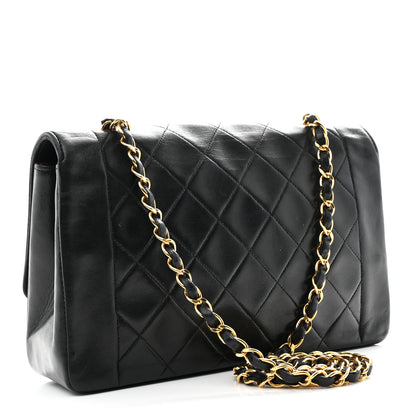 Chanel Lambskin Quilted Medium Single Flap Black 3 of 11