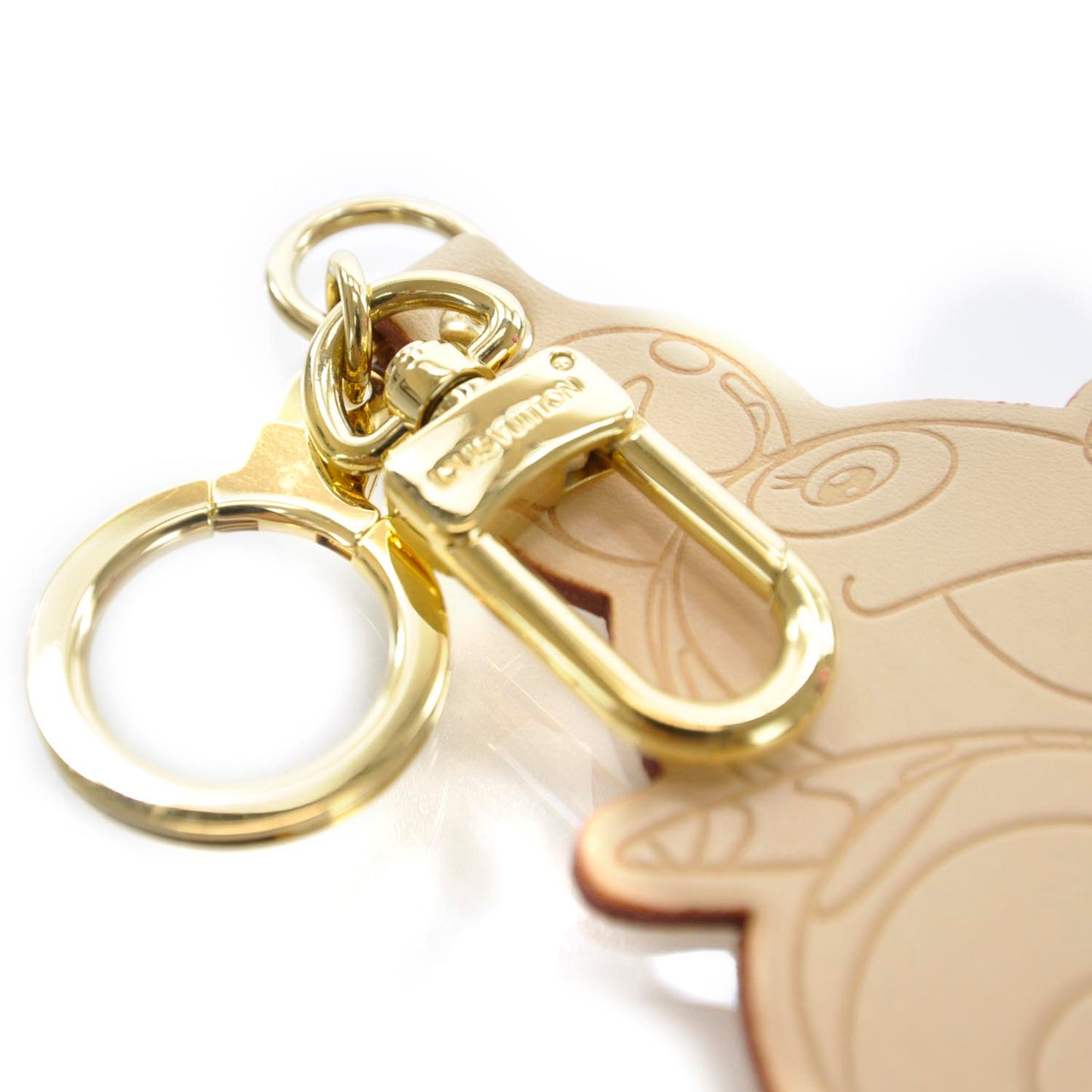 Vachetta Monogram Panda Cles Key Chain