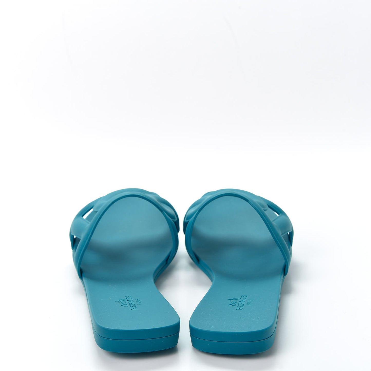 Rubber Aloha Sandals 38 Bleu Vif