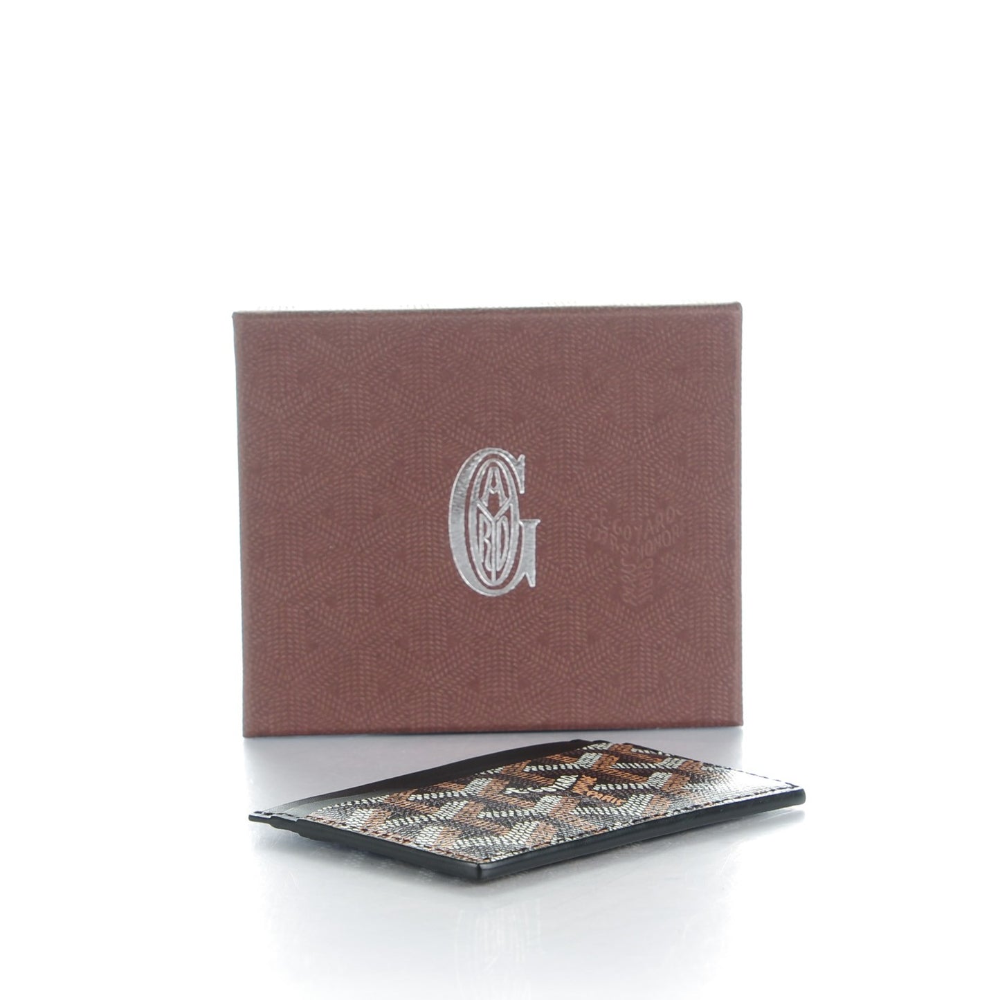 Goyardine Saint Sulpice Card Holder Black