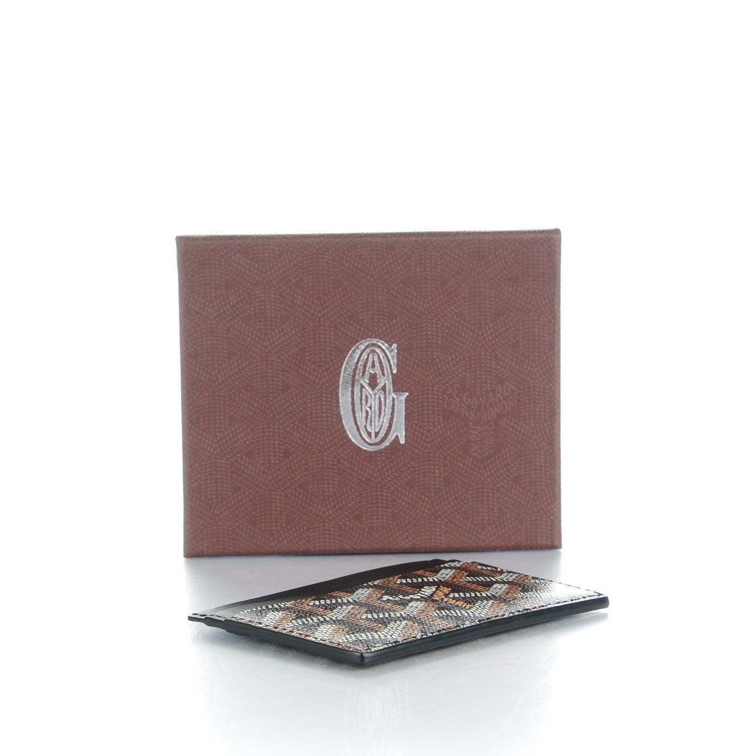 Goyard Goyardine Saint Sulpice Card Holder Black 4 of 7