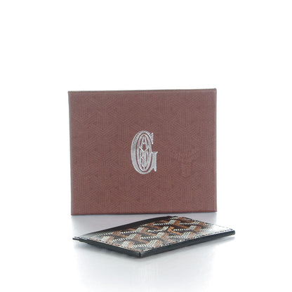 Goyard Goyardine Saint Sulpice Card Holder Black 4 of 7