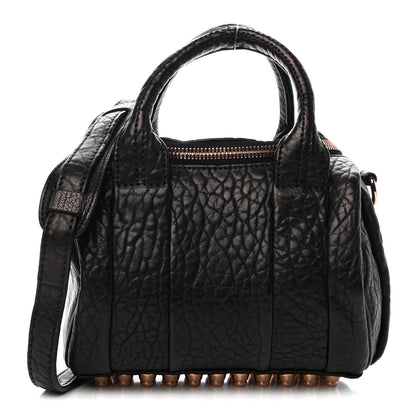 Alexander Wang Pebbled Lambskin Mini Rockie Black Rose Gold Hardware 1 of 8