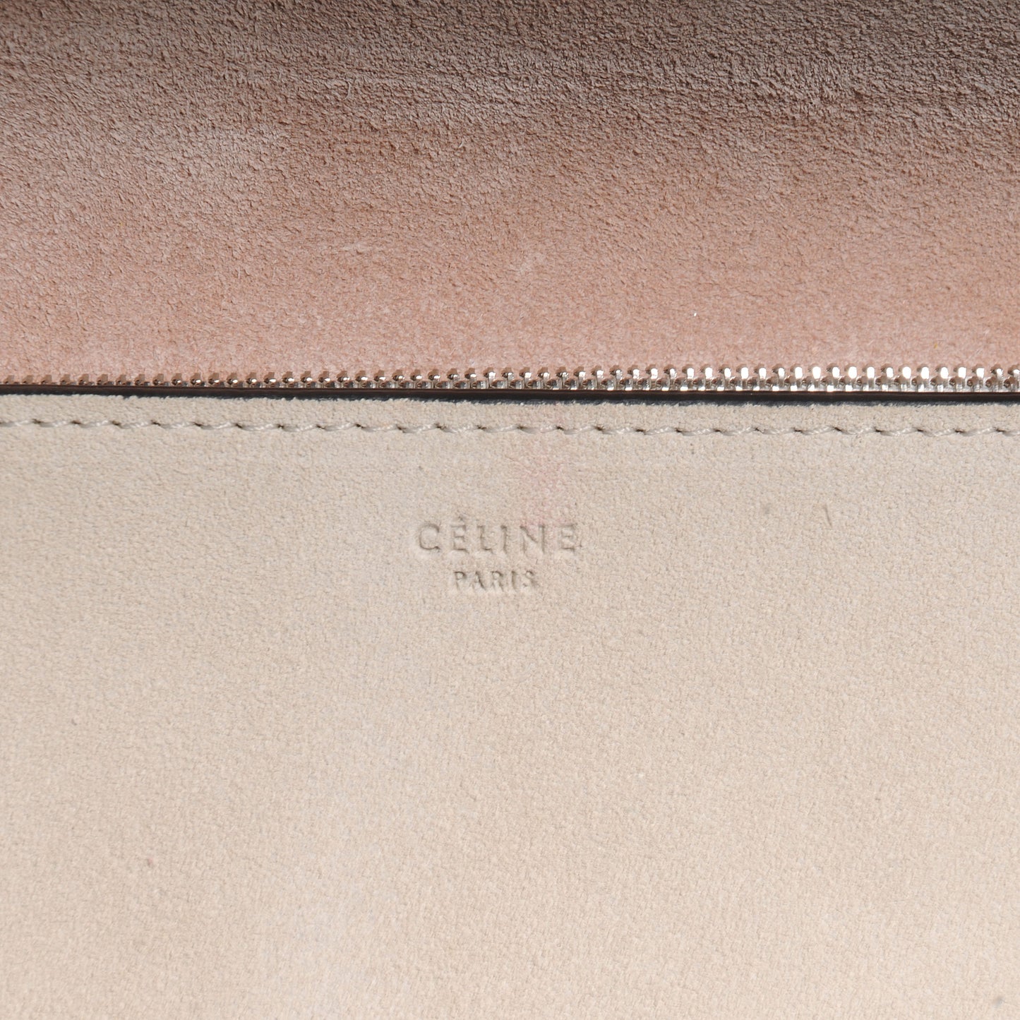 Leather Suede Diamond Clutch White Beige
