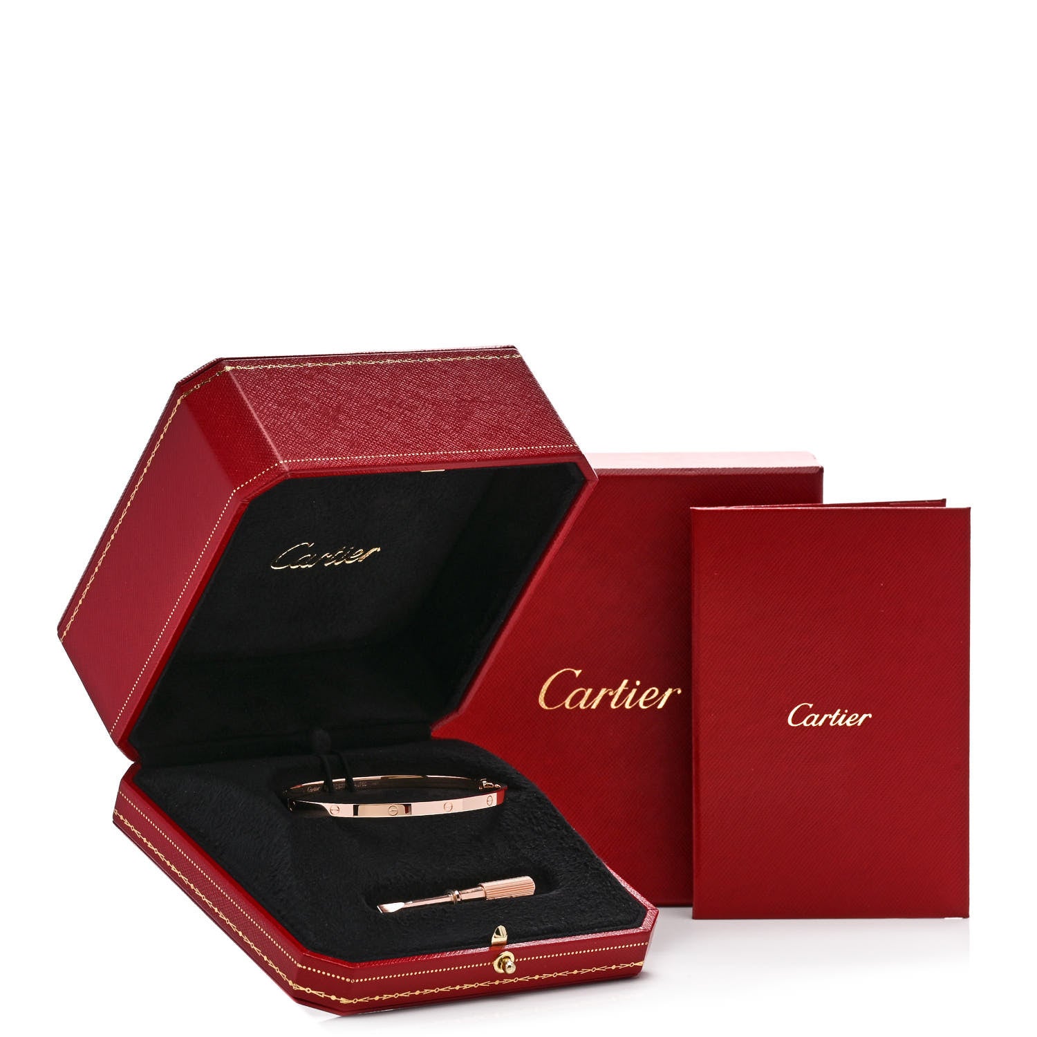 Cartier 18K Pink Gold Small LOVE Bracelet 19 5 of 5