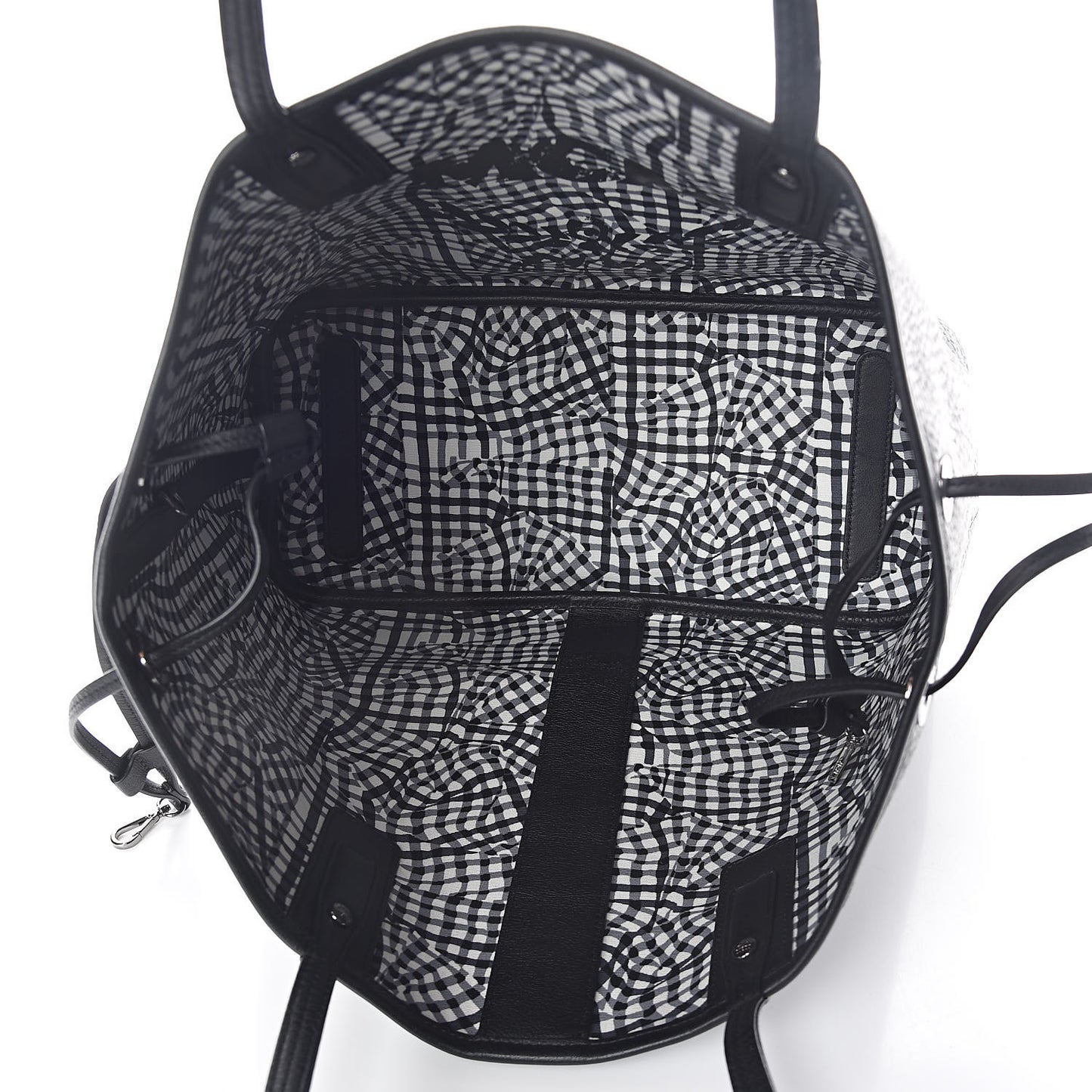 Visetos Medium Liz Reversible Shopper Tote Black