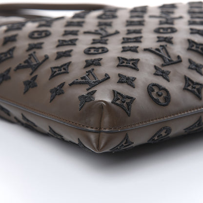 Louis Vuitton Monogram Addiction Vertical Lockit MM Brown 8 of 18