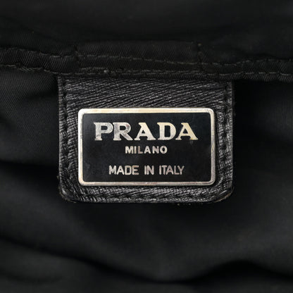 Prada Nylon Vela Cinch Backpack Black 6 of 16