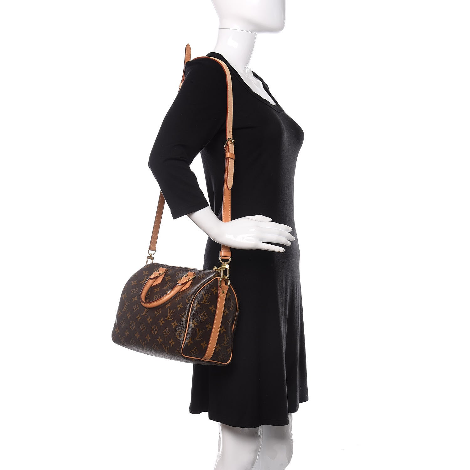 Louis Vuitton Monogram Speedy Bandouliere 25 2 of 10
