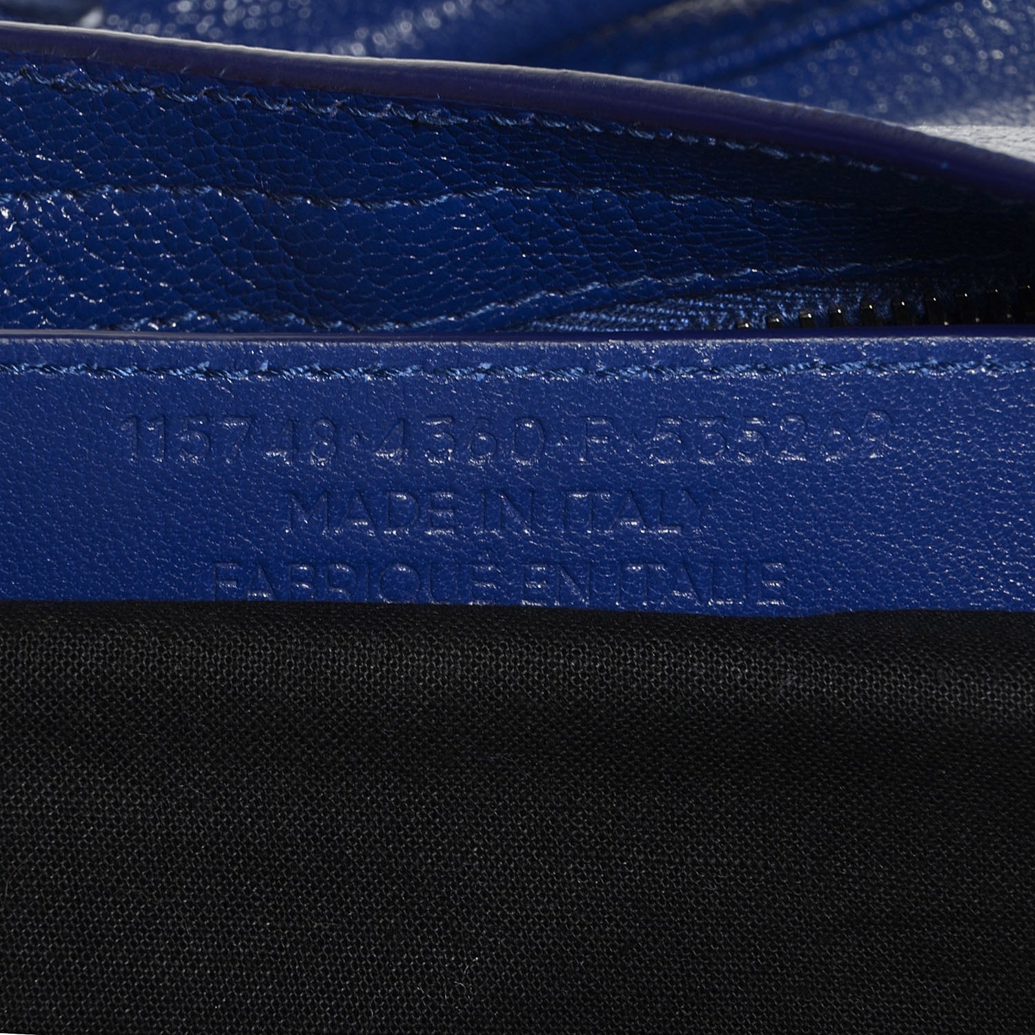 Balenciaga Chevre Silver Metallic Edge Hardware City Bleu Roi 9 of 12