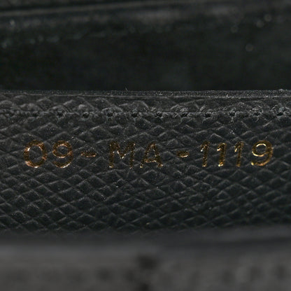 Christian Dior Grained Calfskin Saddle Bag Black 7 of 11