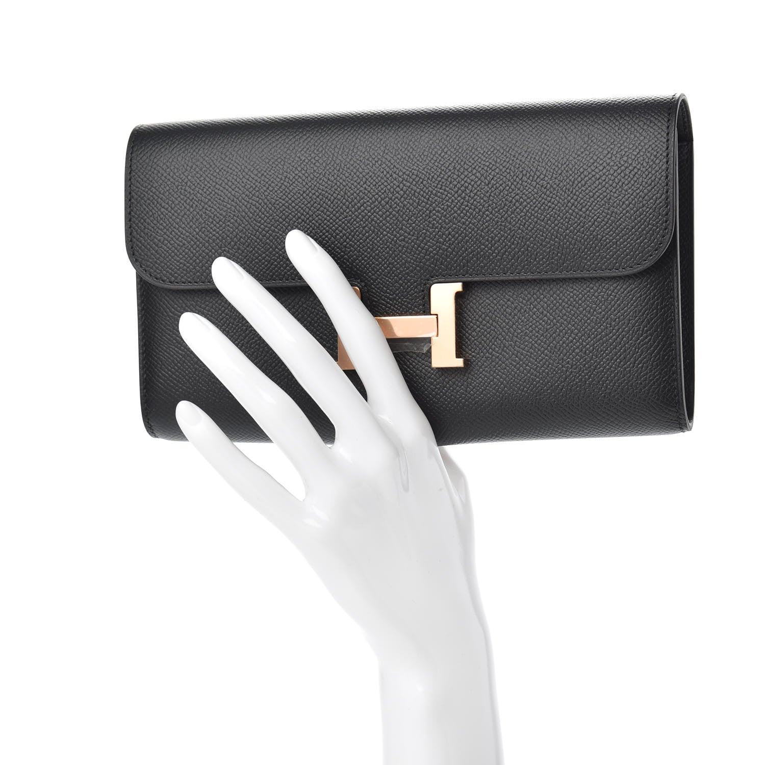 Hermes Epsom Constance Long Wallet Black 2 of 9
