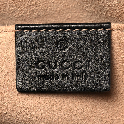 Gucci Calfskin Matelasse Small GG Marmont Chain Shoulder Bag Black 6 of 12