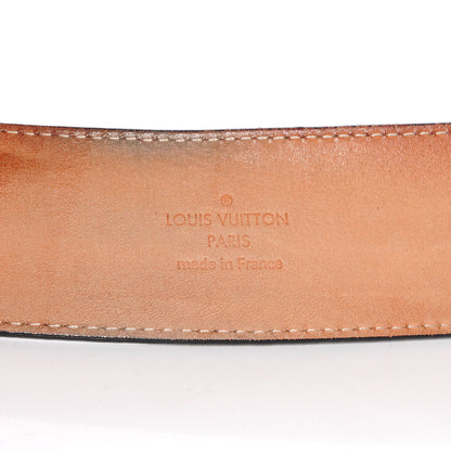 Louis Vuitton Epi Electric Initials Belt 80 32 Black 5 of 5