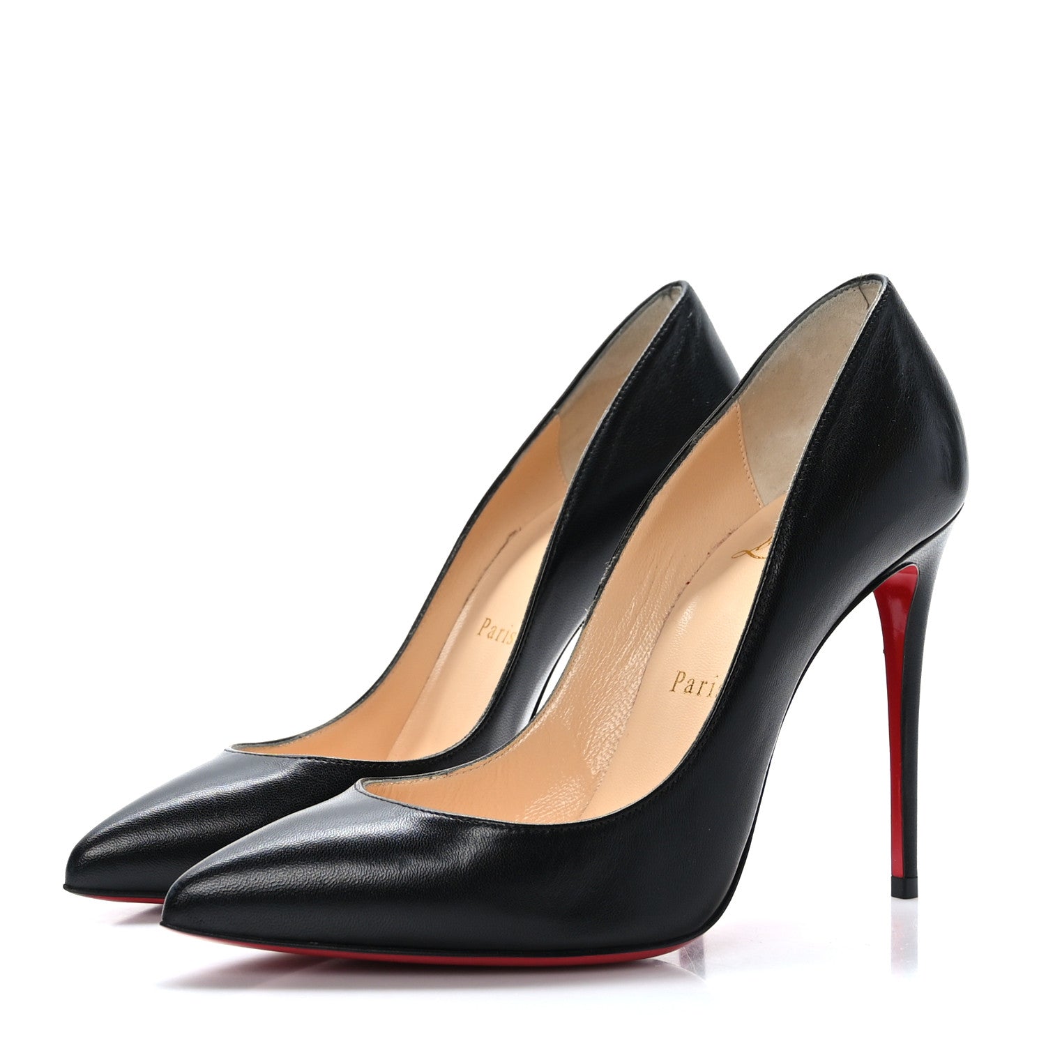 Christian Louboutin Shiny Nappa Pigalle Follies 100 Pumps 37 Black 3 of 7