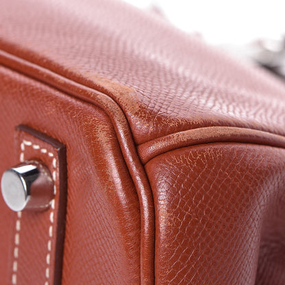 Hermes Epsom Birkin 30 Brique 31 of 38