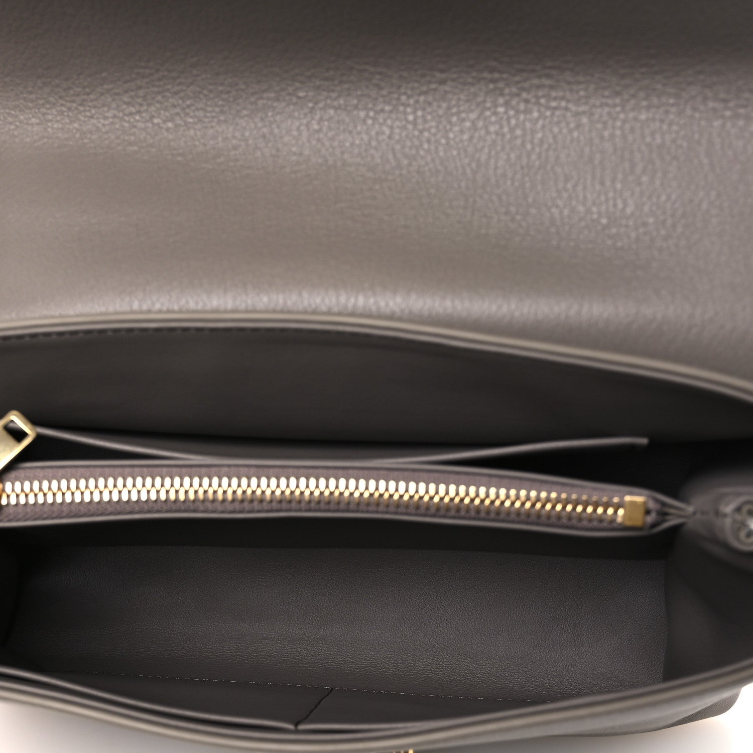 Celine Supple Calfskin Medium Nino Cloudy Grey Pebble 5 of 13