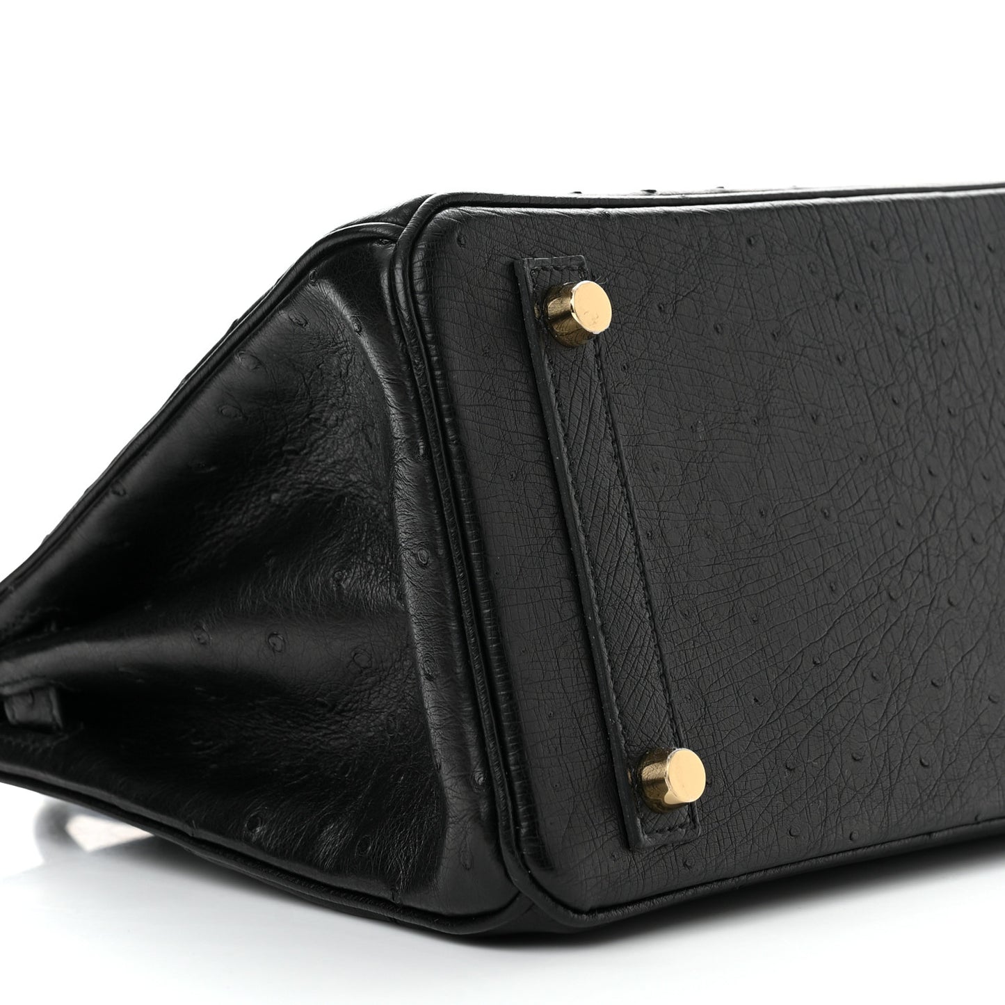 Ostrich Birkin 25 Black