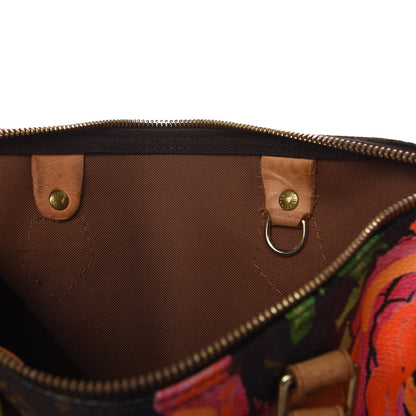 Louis Vuitton Monogram Roses Speedy 30 8 of 19