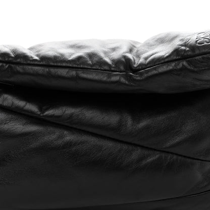 Loewe Shiny Nappa Puffer Puzzle Hobo Black 7 of 9