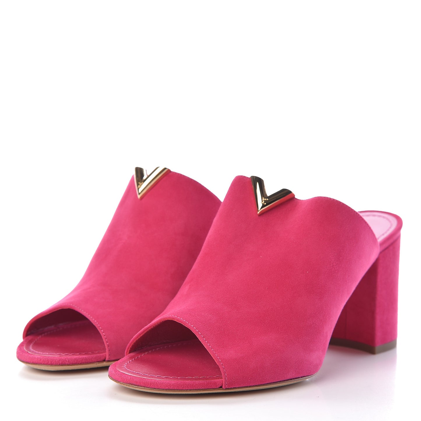 Suede Bahiana Mules 39 Fuchsia