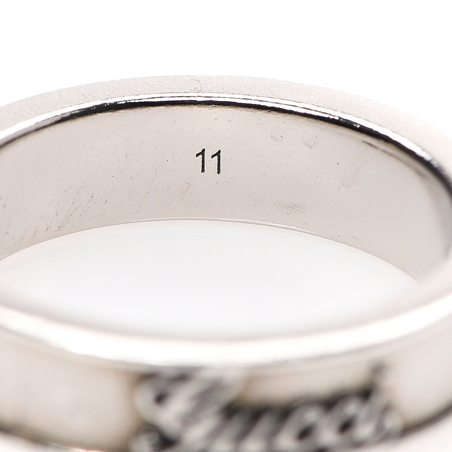 Sterling Silver GG Craft Band Ring 51 5.75