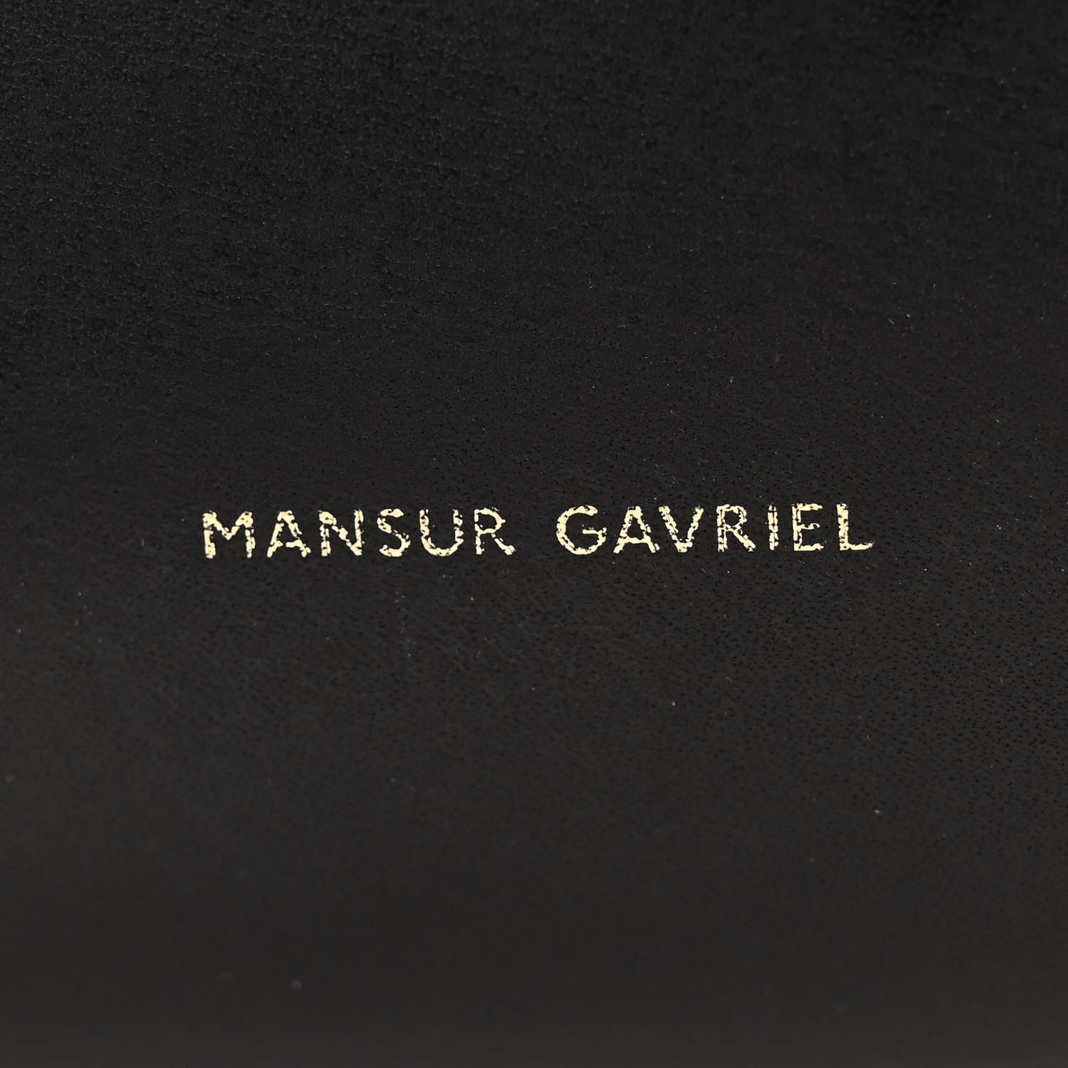 Mansur Gavriel Vegetable Tanned Calfskin Mini Bucket Bag Black Flamma 6 of 12