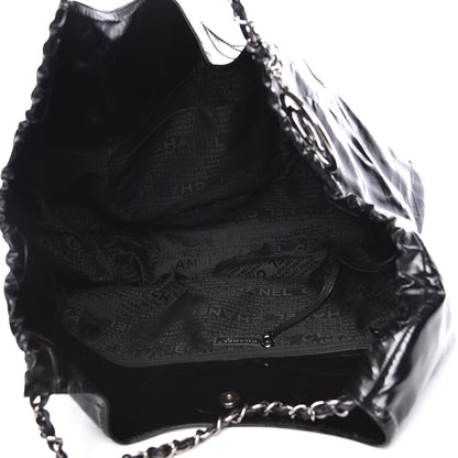 Chanel Vinyl XL Coco Cabas Black 5 of 17