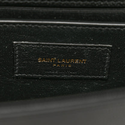 Saint Laurent SAINT LAURENT Grain De Poudre Small Monogram Kate Satchel Black 7 of 10