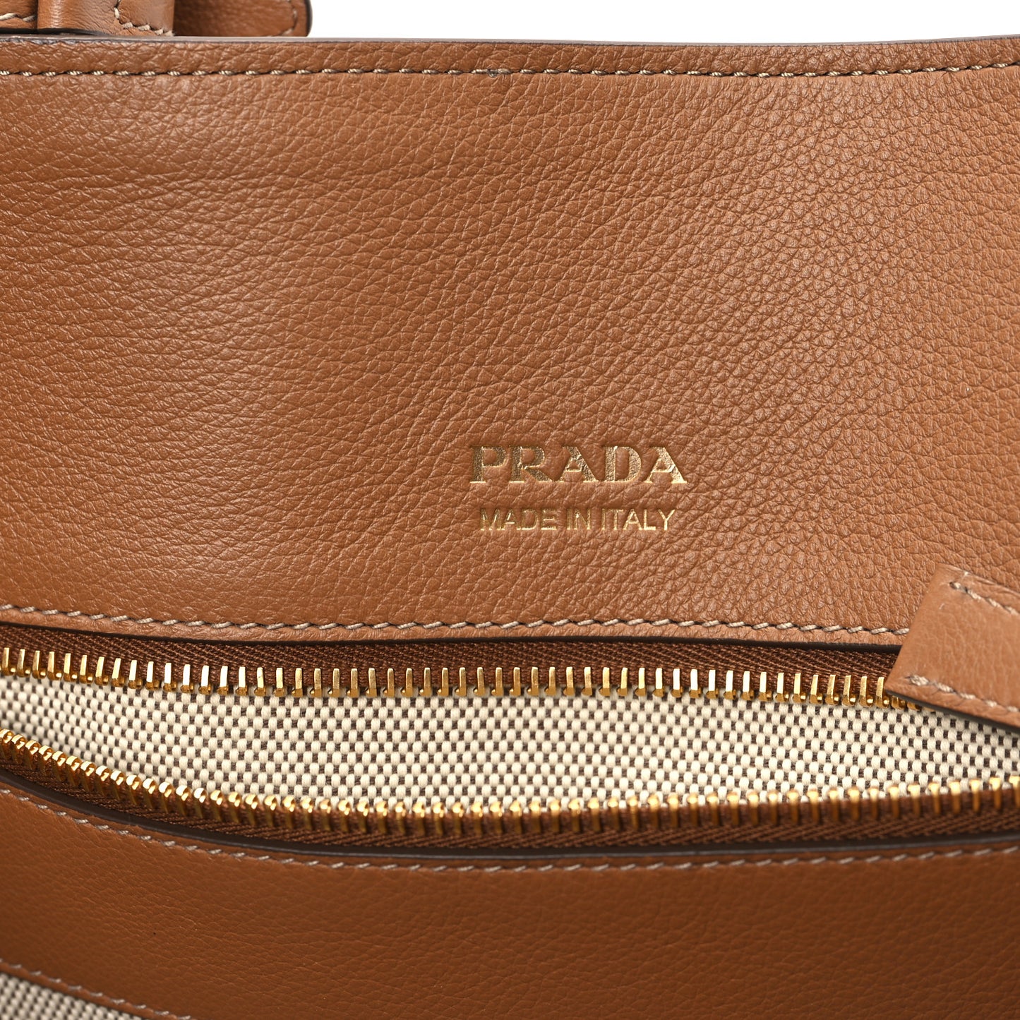 Soft Grain Calfskin Large Tote Bag Caramel