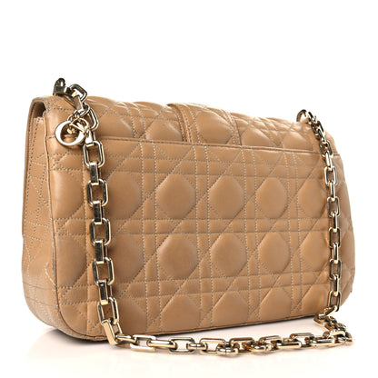 Christian Dior Lambskin Cannage Medium Miss Dior Flap Beige 3 of 13
