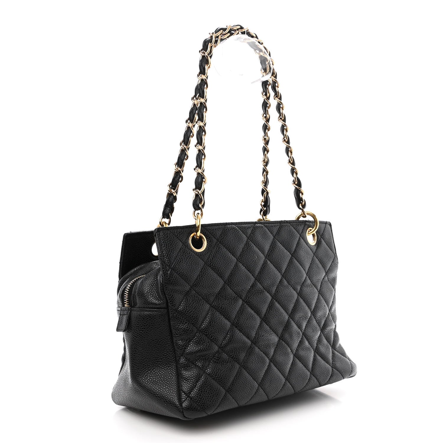 Chanel Caviar Quilted Petit Timeless Tote PTT Black 3 of 15
