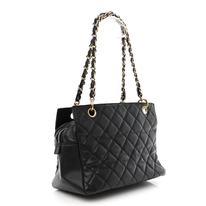 Chanel Caviar Quilted Petit Timeless Tote PTT Black 3 of 15