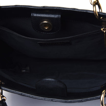 Chanel Caviar Quilted Petit Shopping Tote PST Black 5 of 6