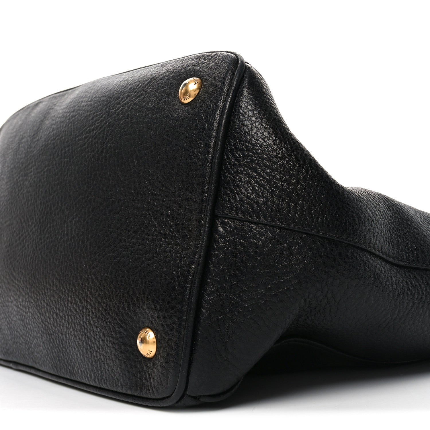 Prada Vitello Daino Tote Black 9 of 9