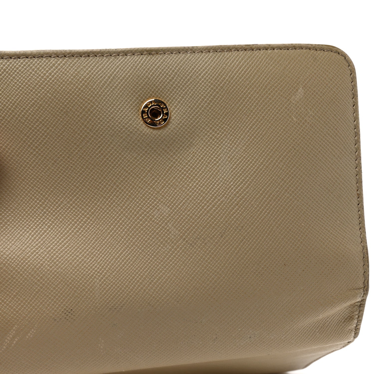 Prada Saffiano Metal Compact Wallet Cammeo 12 of 14