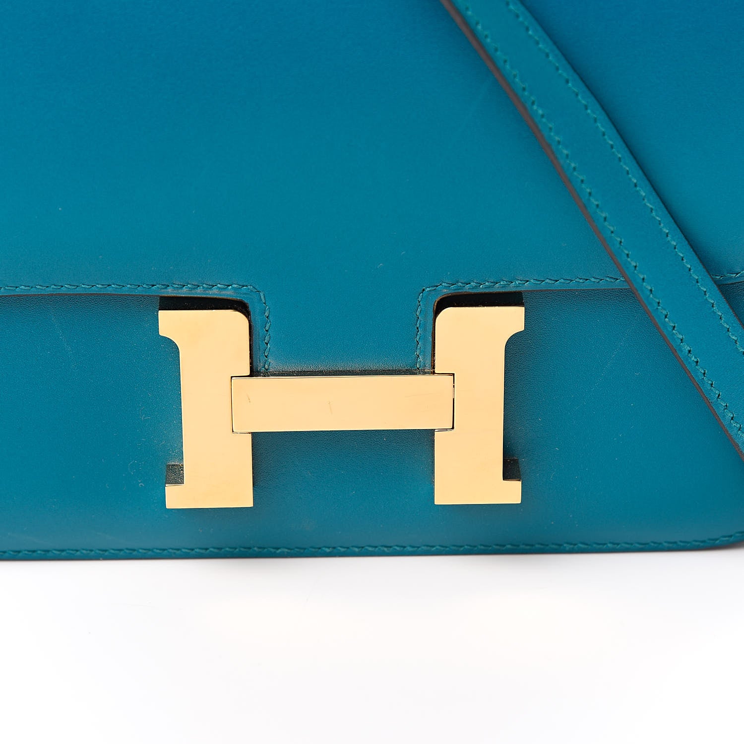 Hermes Tadelakt Constance 18 Bleu Izmir 12 of 21