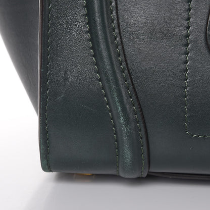 Celine Smooth Calfskin Mini Luggage Emerald 11 of 24