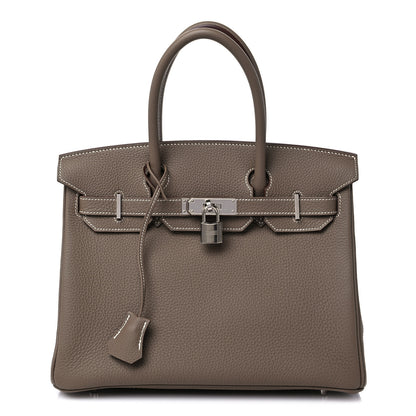 Hermes Togo Birkin 30 Etoupe 1 of 10