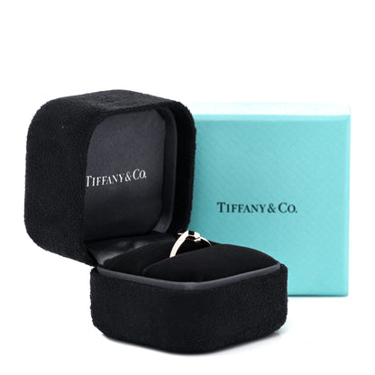 Tiffany 18K Rose Gold Diamond T T1 Ring 48 4.5 5 of 5