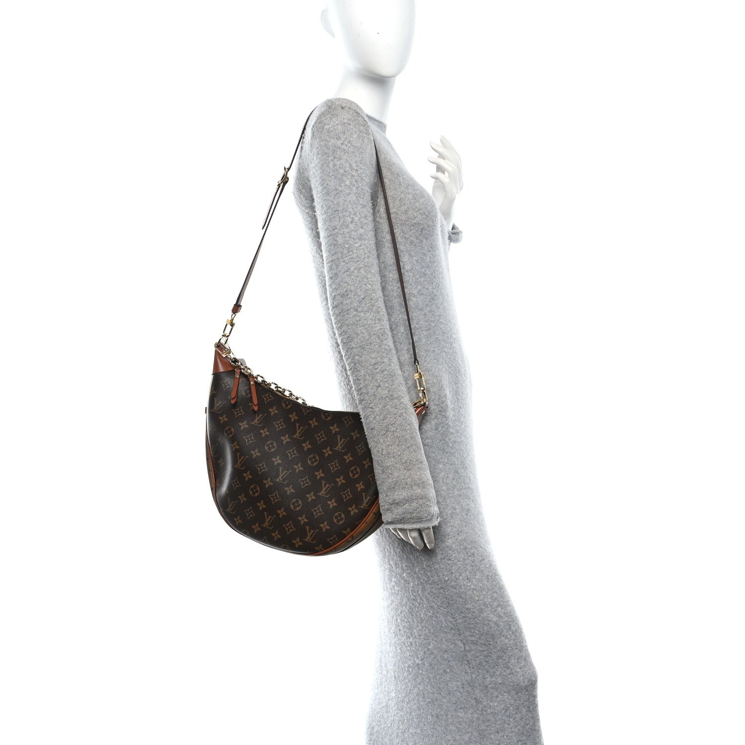 Louis Vuitton Reverse Monogram Loop Hobo 2 of 10