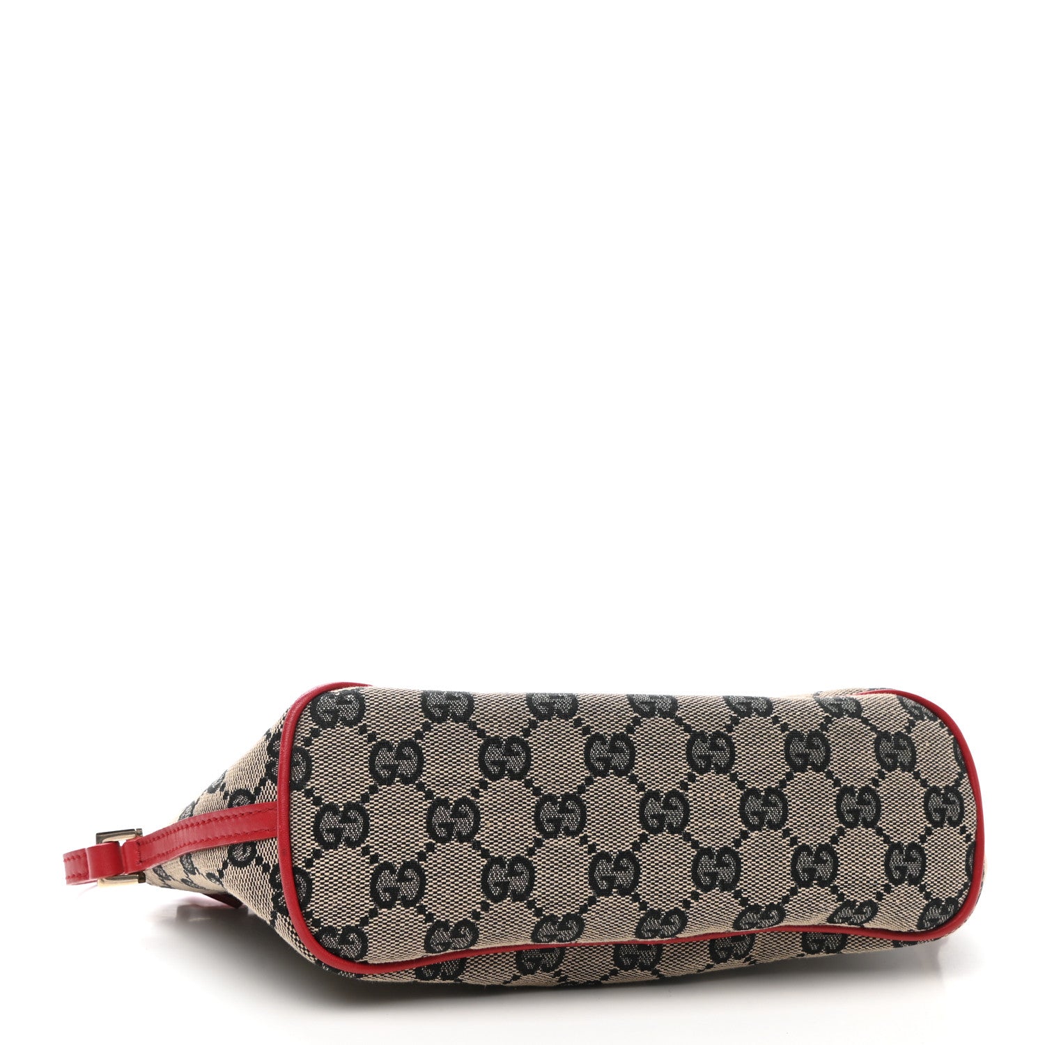 Gucci Monogram Boat Pochette Black Red 4 of 7