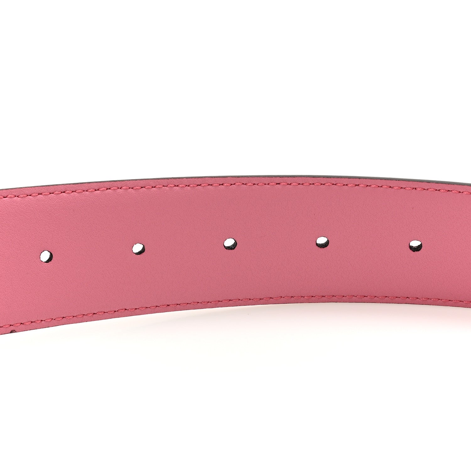 Gucci Moon Calfskin Interlocking G 37mm Belt 90 36 Glossy Pink 4 of 4