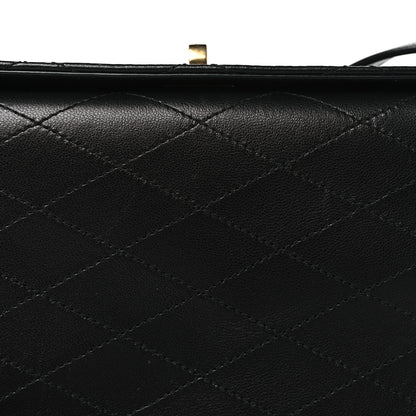 Saint Laurent SAINT LAURENT Lambskin Quilted Mini Square Crossbody Black 8 of 10