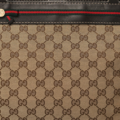 Gucci Monogram Web Medium Mayfair Tote Dark Brown 8 of 11