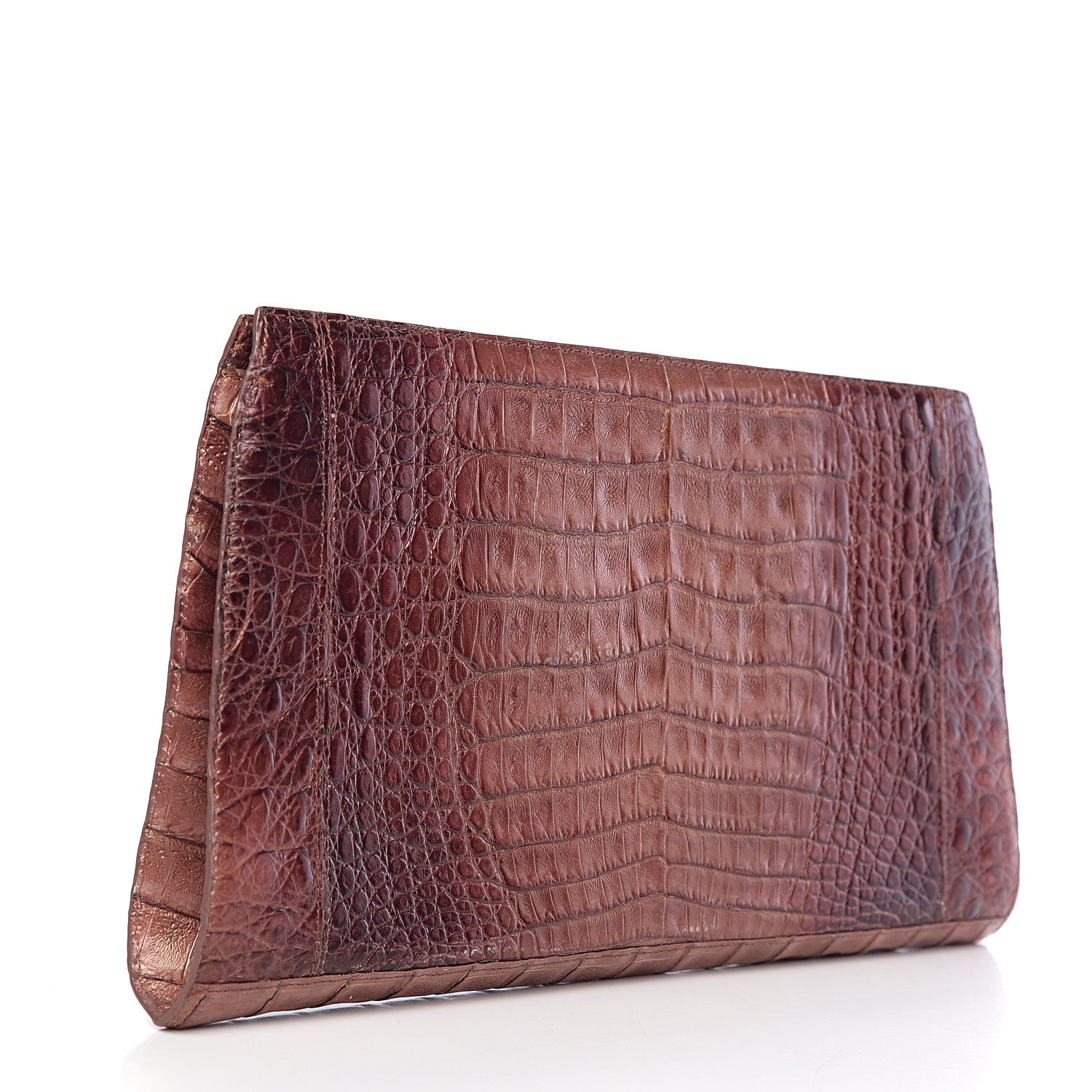 Nancy Gonzalez Metallic Crocodile Clutch 2 of 6