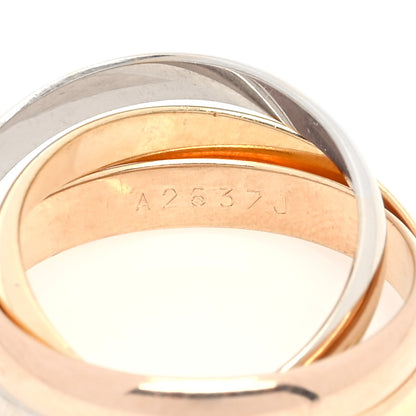 Cartier 18K Pink Yellow White Gold Classic Les Must De Cartier Trinity Ring 54 6.75 5 of 5