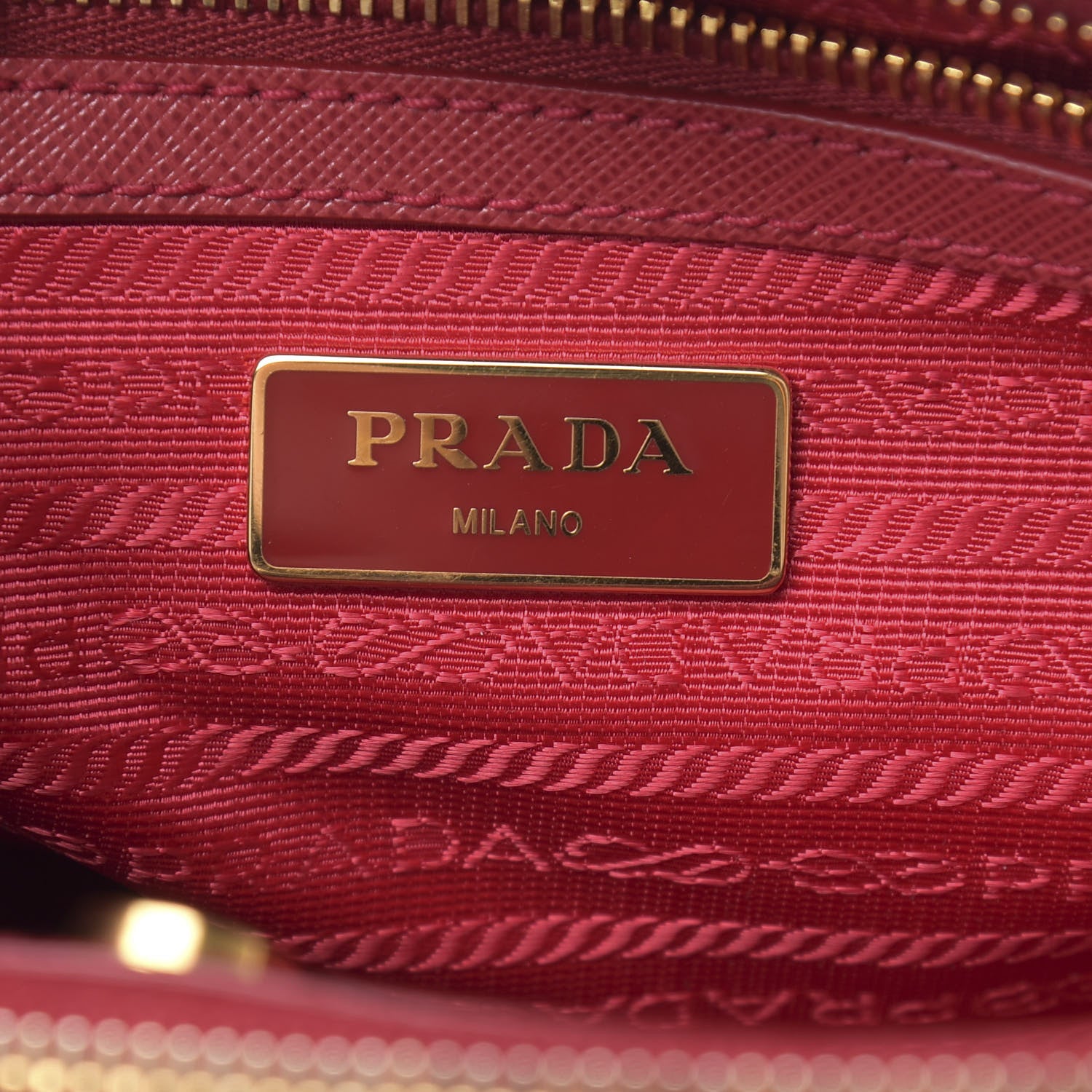 Prada Saffiano Lux Medium Tote Fuoco 6 of 16